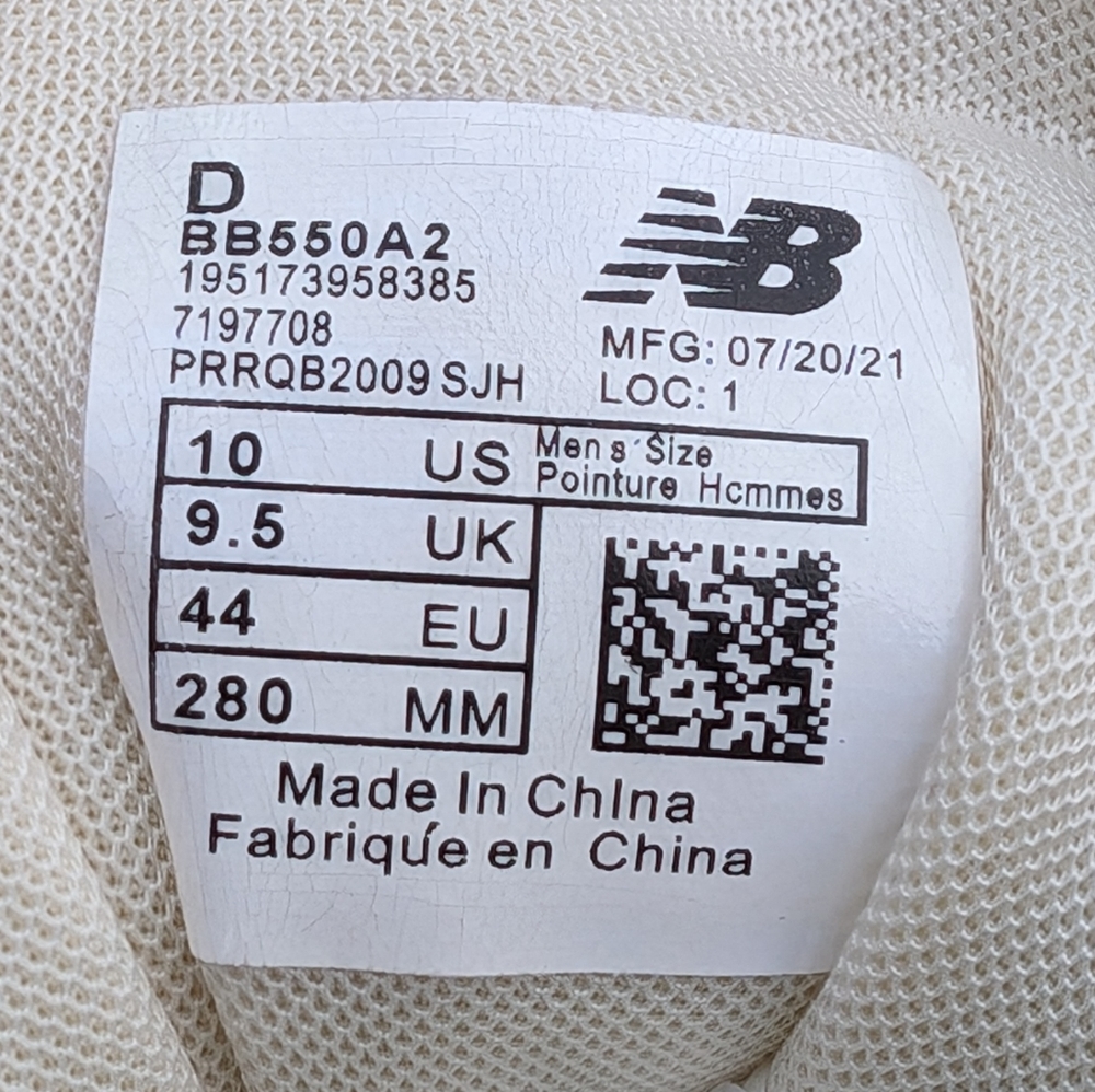 Aime Leon Dore ALD New Balance 550 Men's Shoe Size 10 - Picture 8 of 12